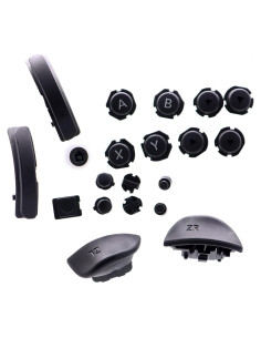 Conjunto de Botones Completos para Joy-Con Nintendo Switch - Negro