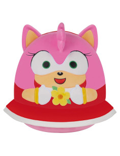 Peluche Squishmallows 35cm Amy Rose Sonic Flores
