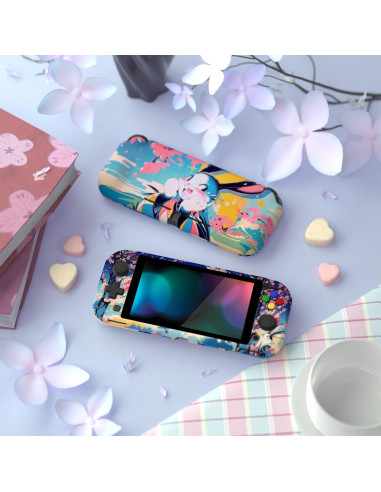 Funda Protectora Dura PlayVital para Nintendo Switch Lite - Conejo POP