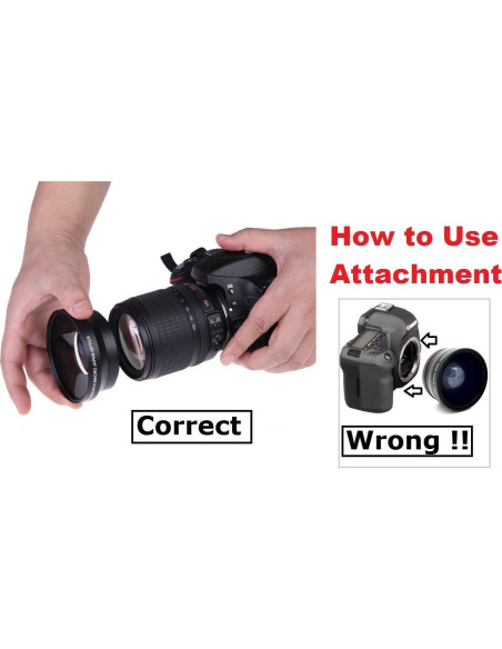 Kit de Lentes Telefoto y Gran Angular Pro Ser 40.5mm Kit de Lentes Telefoto y Gran Angular Pro Ser 40.5mm