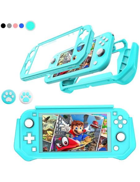 Funda Protectora Turquesa para Nintendo Switch Lite con Pantalla
