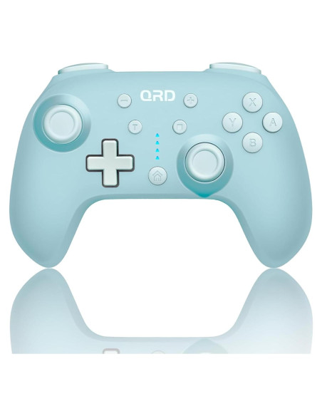 Controlador Inalámbrico QRD E5 para Nintendo Switch Azul