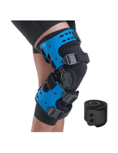 Rodillera Descompresora Gevanchi OA Azul Derecho para Artritis