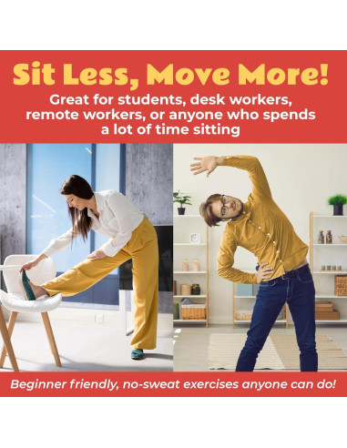 75 Tarjetas de Ejercicio Zinsk - Rutinas Rápidas en Silla