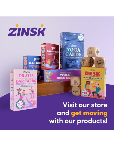 75 Tarjetas de Ejercicio Zinsk - Rutinas Rápidas en Silla