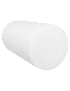 Rodillo de Espuma PE Blanca CanDo 15x30 cm para Ejercicio