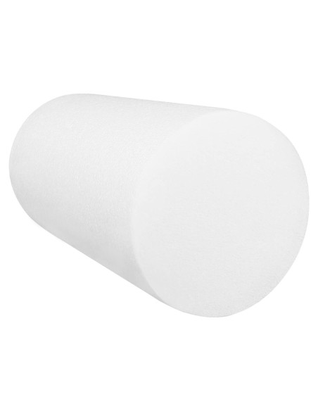Rodillo de Espuma PE Blanca CanDo 15x30 cm para Ejercicio