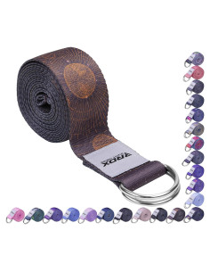 Correa de Yoga RDX 8 pies Ajustable Poliester Algodón