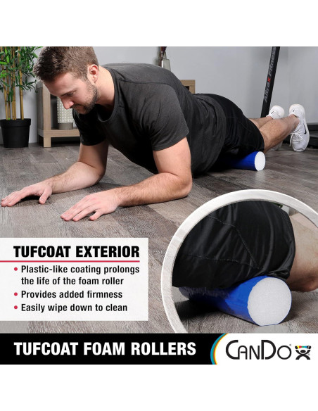Rodillo de Espuma CanDo TufCoat 10,16 cm x 91,44 cm Azul