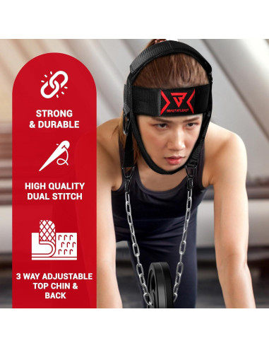 Arnés para Cuello Beast AT Least con Cadena de 76,2 cm