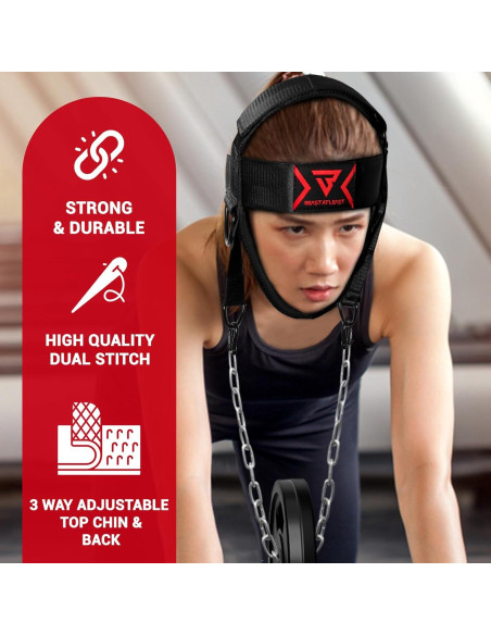 Arnés para Cuello Beast AT Least con Cadena de 76,2 cm