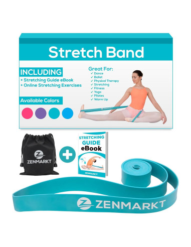 Banda de Estiramiento Zenmarkt para Ballet - Flexibilidad y Fuerza