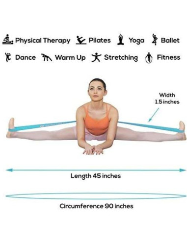 Banda de Estiramiento Zenmarkt para Ballet - Flexibilidad y Fuerza