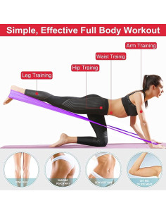 Juego de Bandas de Resistencia GOAITOU 150x15cm para Ejercicio 2