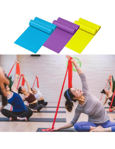 Juego de Bandas de Resistencia GOAITOU 150x15cm para Ejercicio