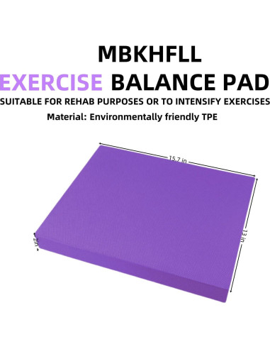 Almohadilla de Equilibrio MBKHFLL 39.9x33x5.1cm Antideslizante