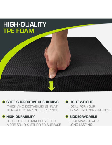 Almohadilla de Equilibrio MBKHFLL 39.9x33x5.1cm Antideslizante