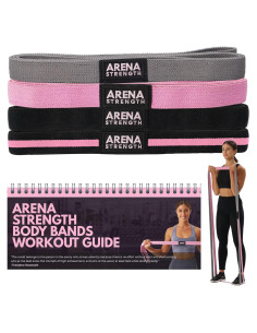Conjunto de 4 Bandas de Resistencia Arena Strength - Ejercicio en Casa