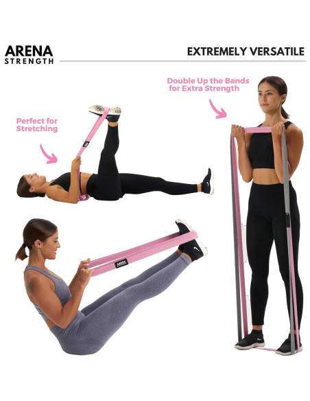 Conjunto de 4 Bandas de Resistencia Arena Strength - Ejercicio en Casa