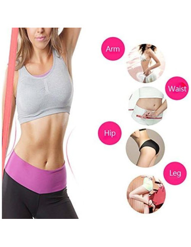 Banda de Resistencia Rosa KEVENZ - Ecológica, 15.29x12.06cm