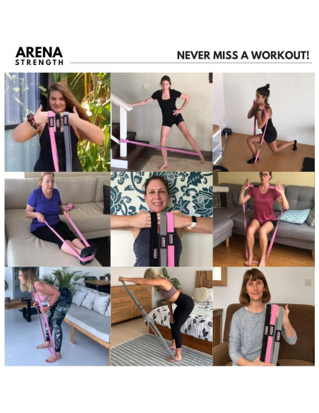 Conjunto de 4 Bandas de Resistencia Arena Strength - Ejercicio en Casa