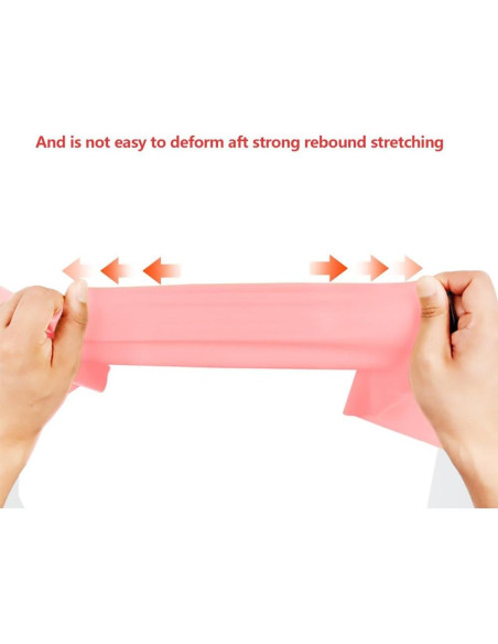 Banda de Resistencia Rosa KEVENZ - Ecológica, 15.29x12.06cm