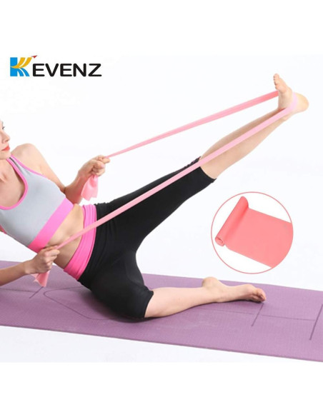Banda de Resistencia Rosa KEVENZ - Ecológica, 15.29x12.06cm