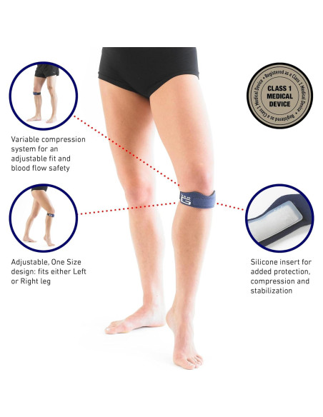 Correa Patelar Neo-G para Tendinitis - Unisex Azul