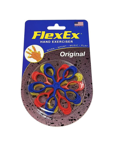 Ejercitador de Manos FlexEx - Fortalecedor de Agarre, 3 Resistencias