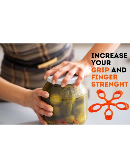 Ejercitador de Manos FlexEx - Fortalecedor de Agarre, 3 Resistencias