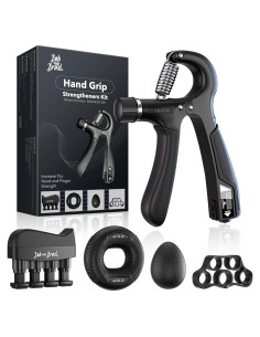 Kit de Fortalecimiento de Agarre de Mano Bob y Brad - Ajustable 5-60 kg