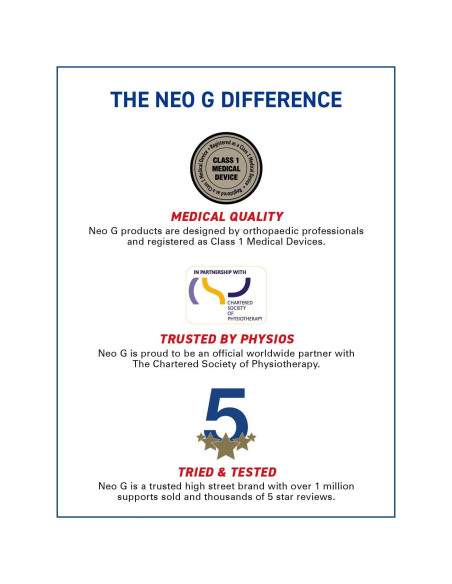 Férula para Rodilla Neo G - Soporte Articular Ajustable