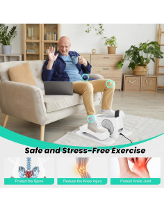 Máquina Elíptica Bajo Escritorio Cobuy, Ejercitador Compacto 6.65kg 2