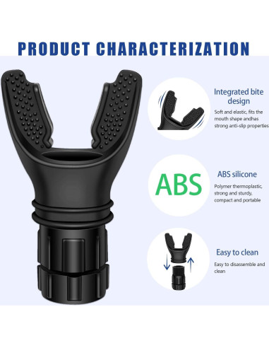 Entrenador de Respiración CLEMENT CLARKE Modelo 3120001 Silicona