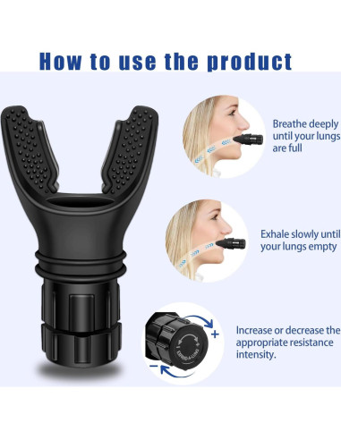 Entrenador de Respiración CLEMENT CLARKE Modelo 3120001 Silicona