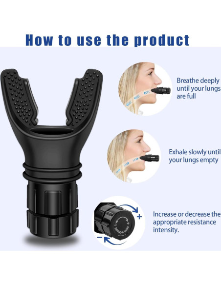 Entrenador de Respiración CLEMENT CLARKE Modelo 3120001 Silicona