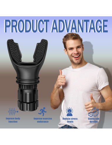 Entrenador de Respiración CLEMENT CLARKE Modelo 3120001 Silicona