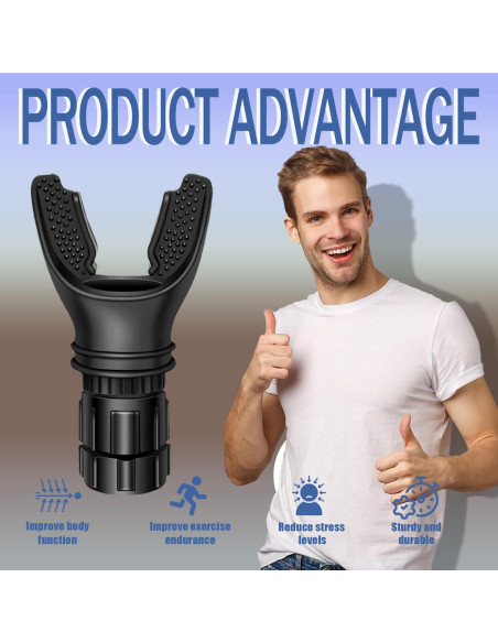 Entrenador de Respiración CLEMENT CLARKE Modelo 3120001 Silicona