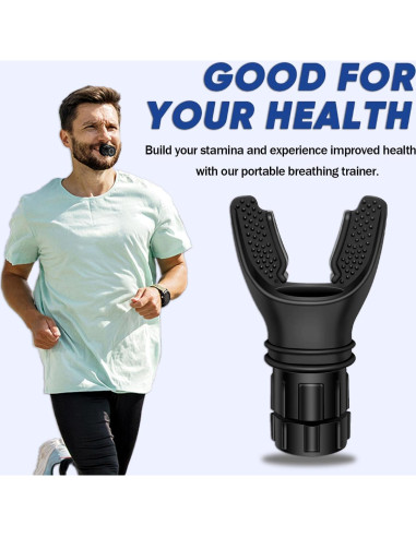 Entrenador de Respiración CLEMENT CLARKE Modelo 3120001 Silicona