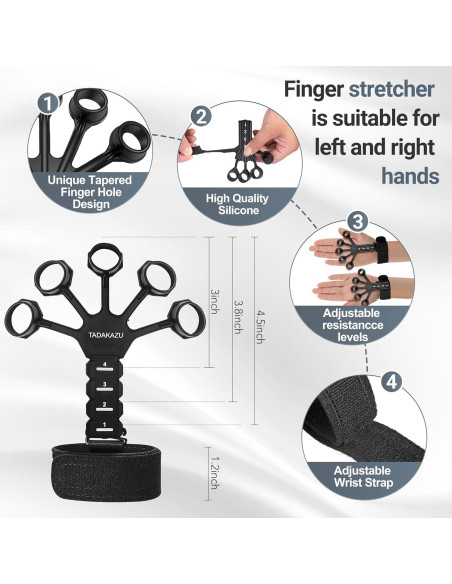 Kits de Entrenador de Fuerza de Agarre TADAKAZU 5 Piezas