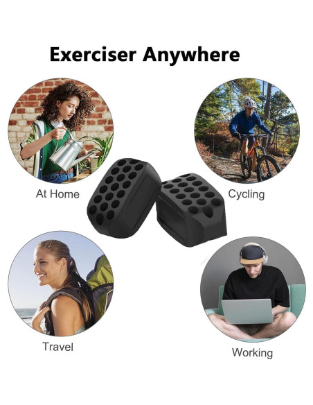 Ejercitador de Mandíbula Jowxsx - Silicona BPA, Resistencia