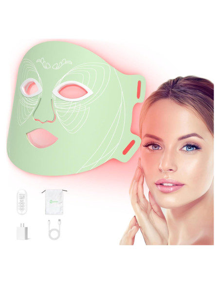 Máscara de Terapia de Luz Roja Oiameen FM-01 7 Colores 155g