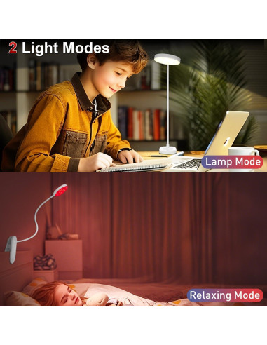 Lámpara de Luz Roja Haigvel 630nm Recargable para Dormir