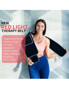 Cinturón Terapia Luz Roja ADVARAYS 21.78x19.61cm Alivio Dolor 2