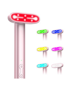 Varita de Terapia de Luz LED Facial ROSIONG - Rojo y Azul 17cm