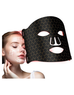 Máscara de Terapia de Luz LED GDWELL FM-01 4 Modos para Piel