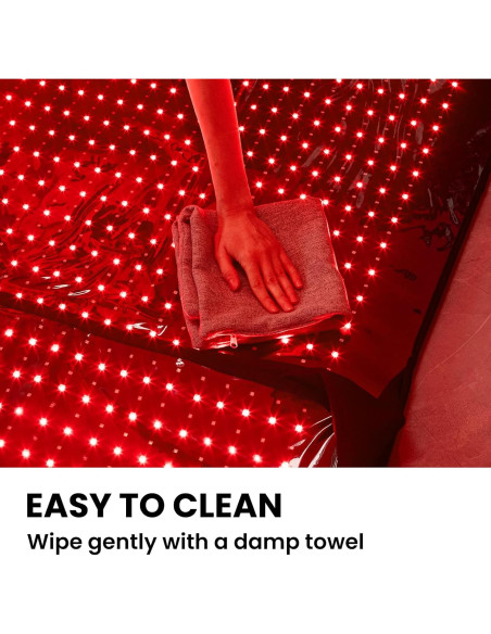 Alfombra de Terapia de Luz Roja T2000 180x89 cm 3600 LEDs