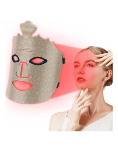 Máscara de Terapia de Luz LED Bestechy 7 Colores Antienvejecimiento