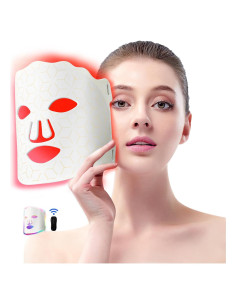 Máscara Facial LED Duevie Terapia Luz Roja 7 Colores Antienvejecimiento