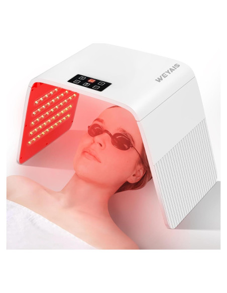 Máscara Facial de Terapia LED 7 Colores Weyais - Cuidado de Piel